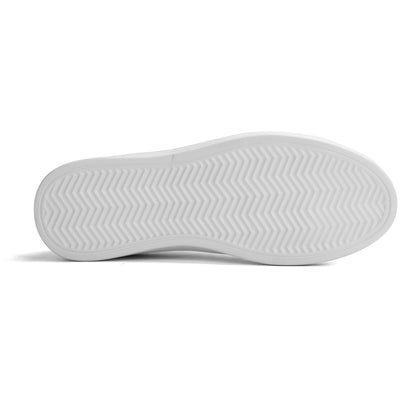 SIM-1  Low Top Leather Skateboard Shoes (White)